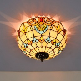 Takplafond i Tiffany-Stil...