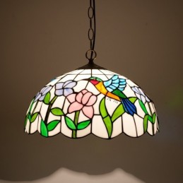 Pendellampe i Tiffany-Stil...