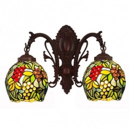 Vegglampe i Tiffany-Stil...