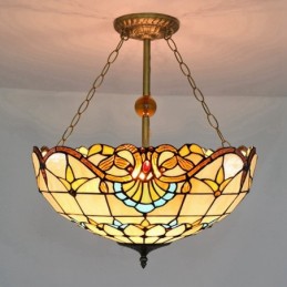 Pendellampe i Tiffany-Stil...