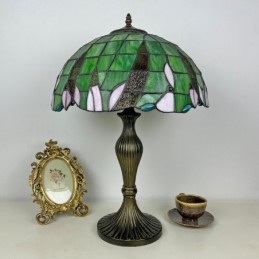 Bordlampe i Tiffany-Stil...