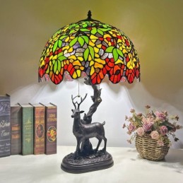 Bordlampe i Tiffany-Stil...