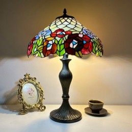 Bordlampe i Tiffany-Stil...
