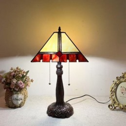 Bordlampe i Tiffany-Stil...