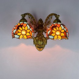 Vegglampe i Tiffany-Stil...