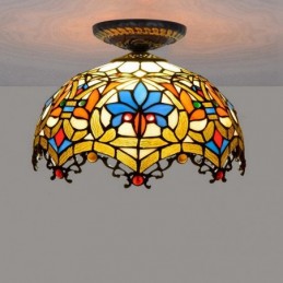 Takplafond i Tiffany-Stil...
