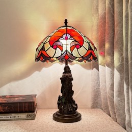 Bordlampe i Tiffany-Stil...