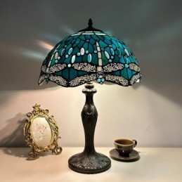 Bordlampe i Tiffany-Stil...