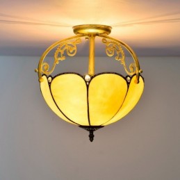 Takplafond i Tiffany-Stil...