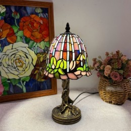 Bordlampe i Tiffany-Stil...