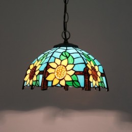 Pendellampe i Tiffany-Stil...