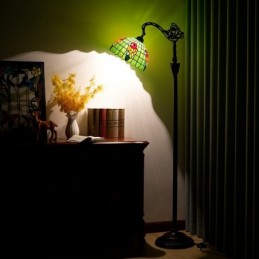 Bordlampe i Tiffany-Stil...