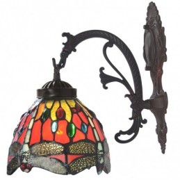 Vegglampe i Tiffany-Stil...