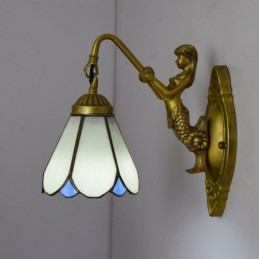 Vegglampe i Tiffany-Stil...