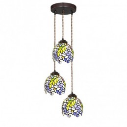 Pendellampe i Tiffany-Stil...
