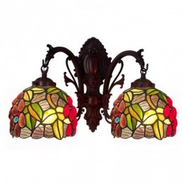Vegglampe i Tiffany-Stil...