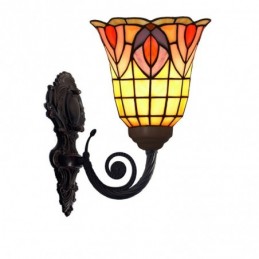 Vegglampe i Tiffany-Stil...