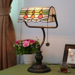 Bordlampe i Tiffany-Stil...