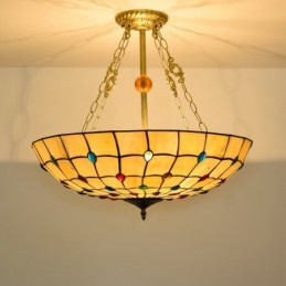 Pendellampe i Tiffany-Stil...