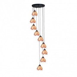 Pendellampe i Tiffany-Stil...