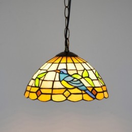 Pendellampe i Tiffany-Stil...