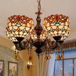 Lysekrone i Tiffany-Stil...