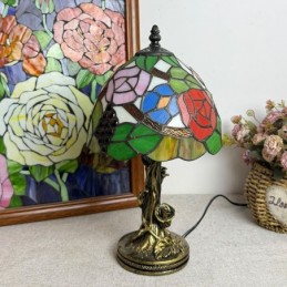 Bordlampe i Tiffany-Stil...