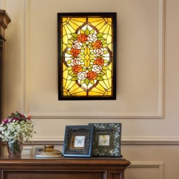 Vegglampe i Tiffany-Stil...