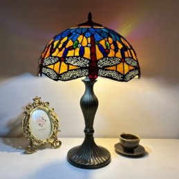 Bordlampe i Tiffany-Stil...
