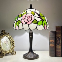 Bordlampe i Tiffany-Stil...
