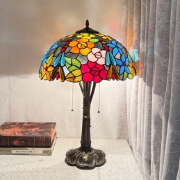 Bordlampe i Tiffany-Stil...