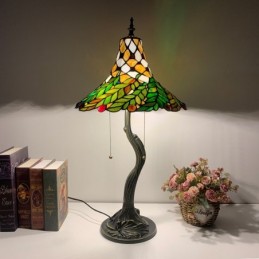 Bordlampe i Tiffany-Stil...