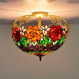 Takplafond i Tiffany-Stil...