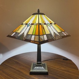 Bordlampe i Tiffany-Stil...