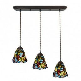 Pendellampe i Tiffany-Stil...