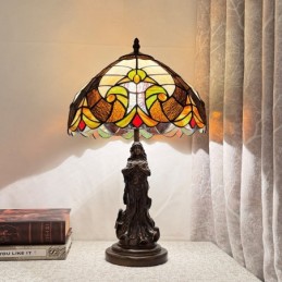 Bordlampe i Tiffany-Stil...