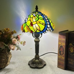 Bordlampe i Tiffany-Stil...