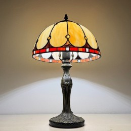Bordlampe i Tiffany-Stil...