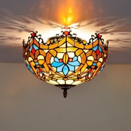 Takplafond i Tiffany-Stil...