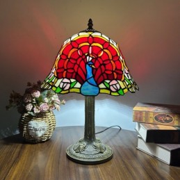Bordlampe i Tiffany-Stil...