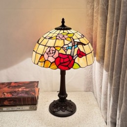 Bordlampe i Tiffany-Stil...