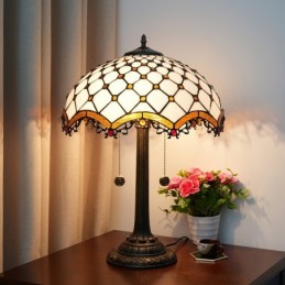 Bordlampe i Tiffany-Stil...