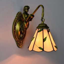 Vegglampe i Tiffany-Stil...