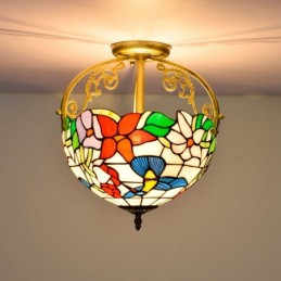 Takplafond i Tiffany-Stil...