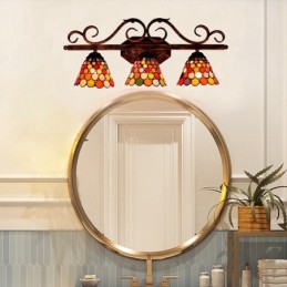 Vegglampe i Tiffany-Stil...