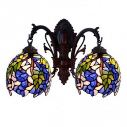 Vegglampe i Tiffany-Stil...