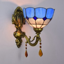 Vegglampe i Tiffany-Stil...