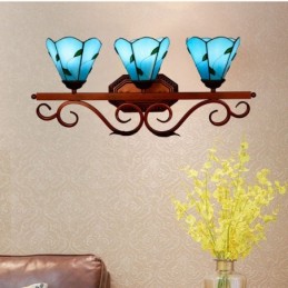 Vegglampe i Tiffany-Stil...
