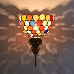 Vegglampe i Tiffany-Stil...