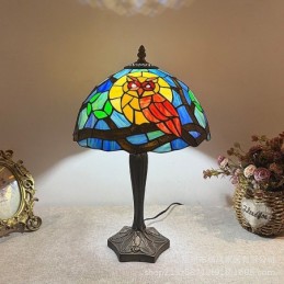 Bordlampe i Tiffany-Stil...
